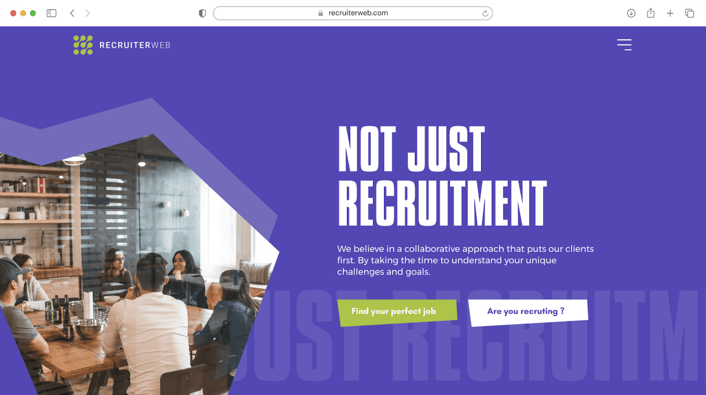 recruitment website design recruitment website design