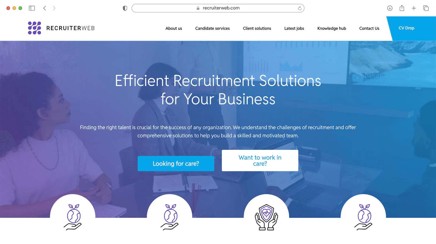 recruitment website design recruitment website design