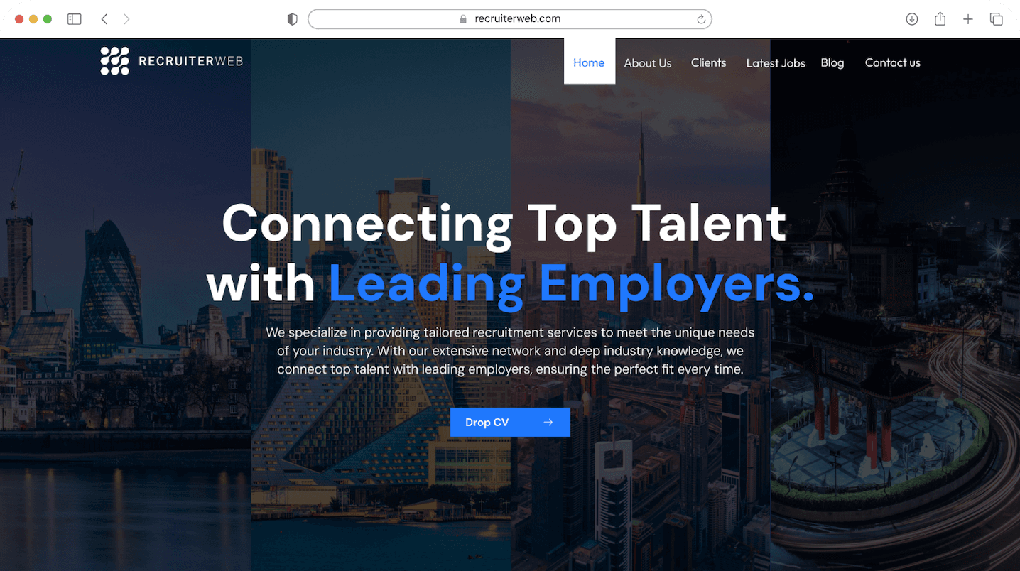 recruitment website design recruitment website design