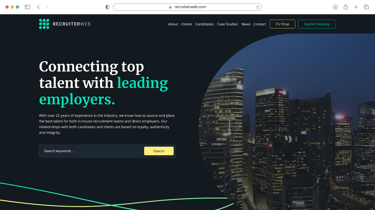 recruitment website design recruitment website design