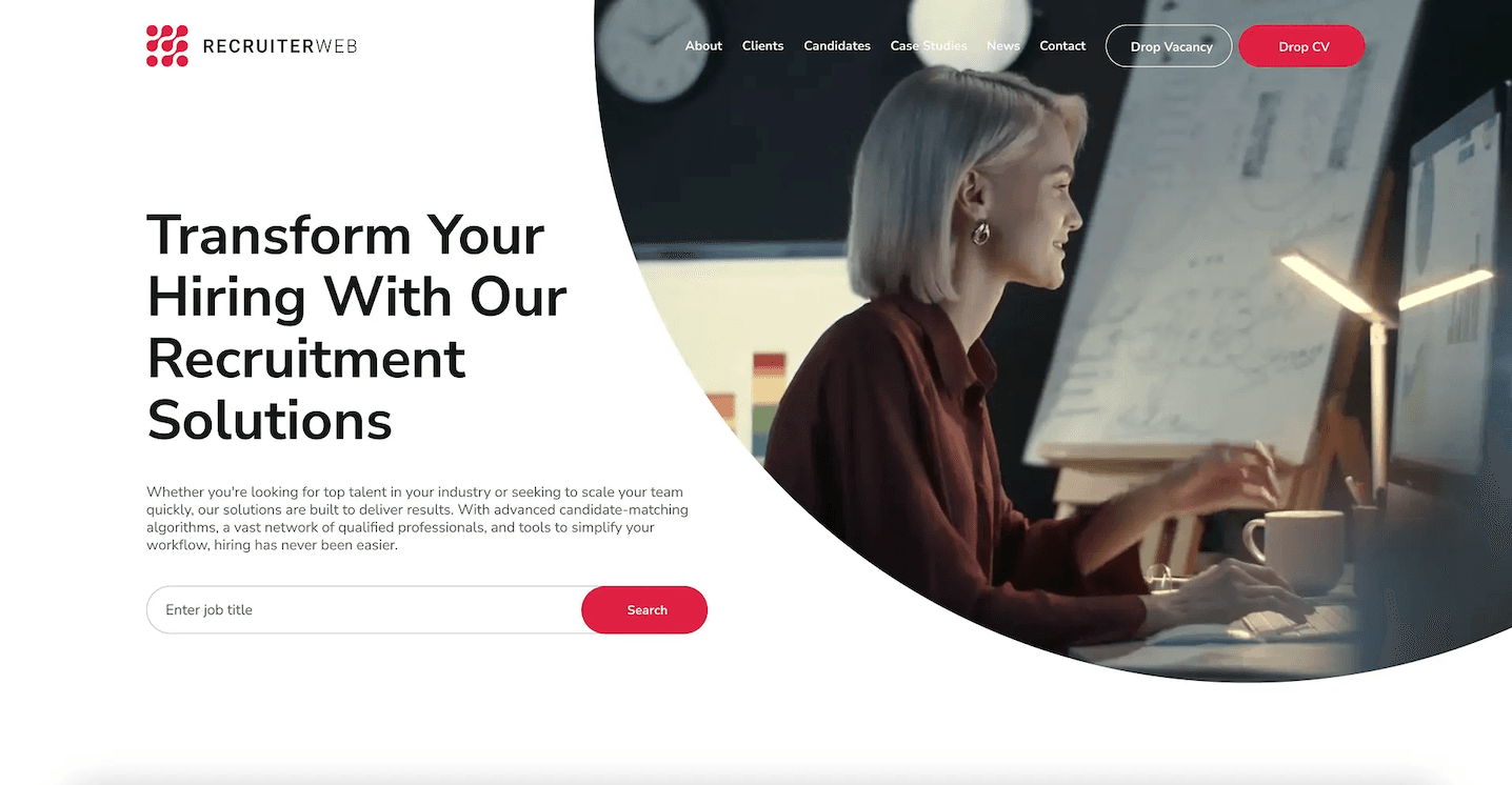 recruitment website design recruitment website design