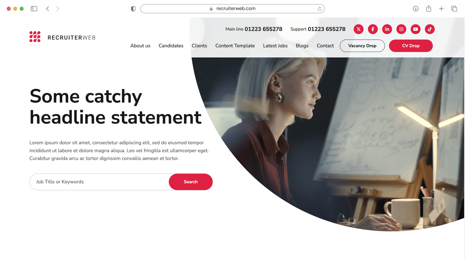 Recruitment Website Demo 37
