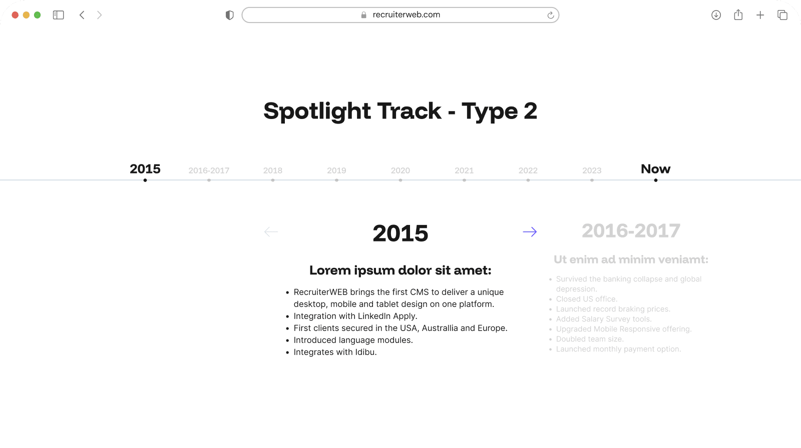 Spotlight Track-Type 2