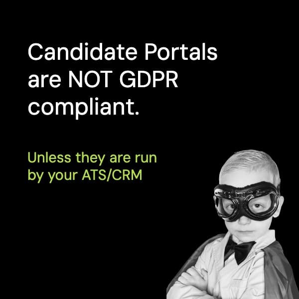 How much does it cost to add a candidate portal to a recruitment website?